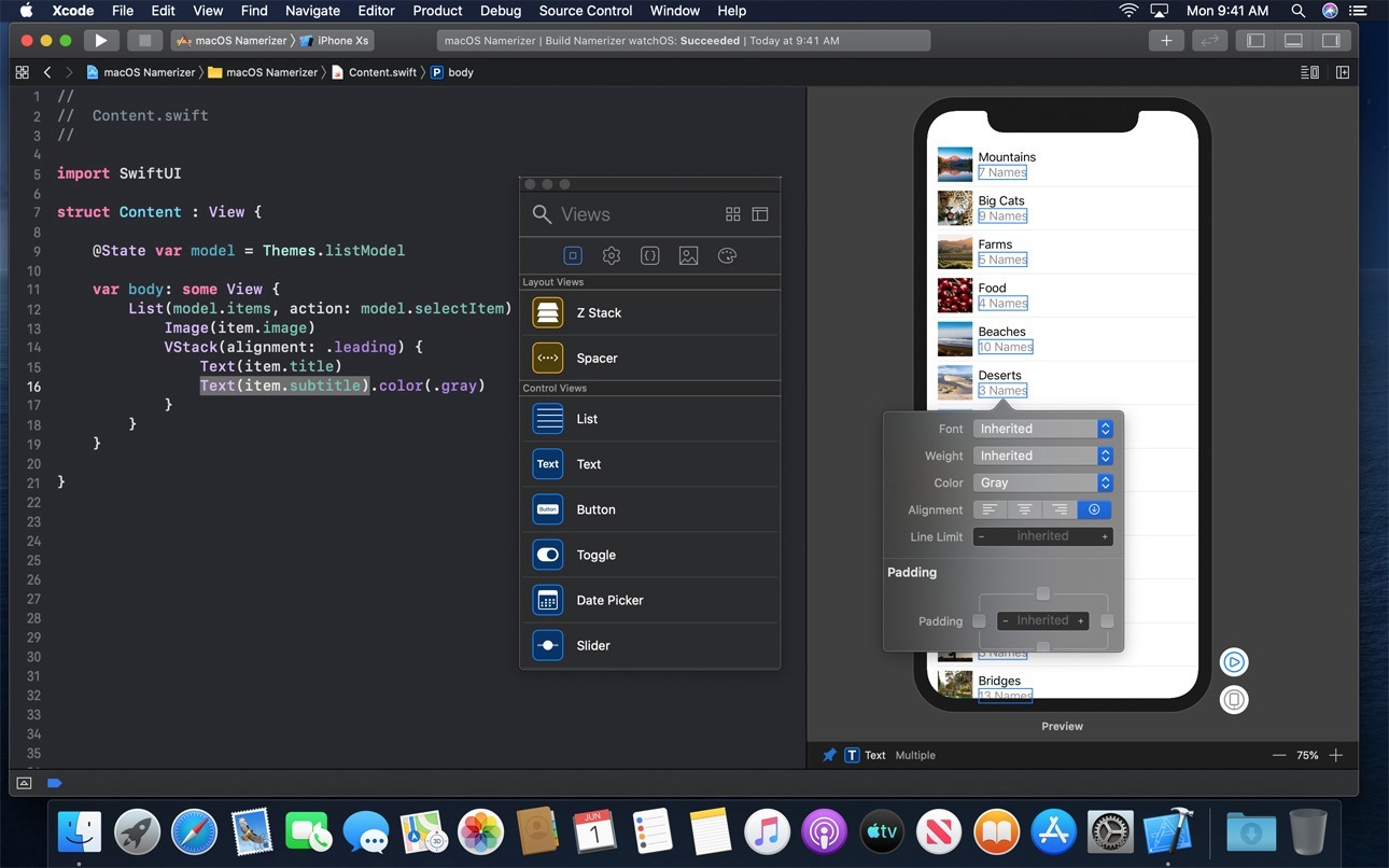 Swift with Xcode